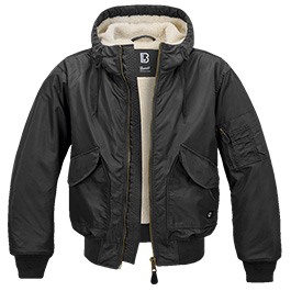 Brandit CWU Jacke m. Kapuze schwarz Gr. S
