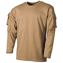 MFH Langarmshirts US coyote
