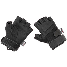 MFH Handschuh Pro halbfinger schwarz