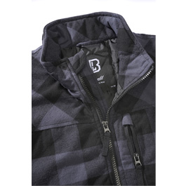 Brandit Weste Lumber Vest schwarz/grau karriert Bild 2