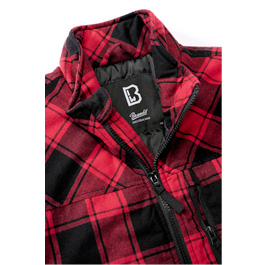 Brandit Weste Lumber Vest schwarz/rot karriert Bild 2