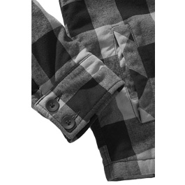 Brandit Flanelljacke Lumberjacket schwarz/grau kariert Bild 4