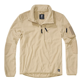 Brandit Fleece Troyer Ripstop camel