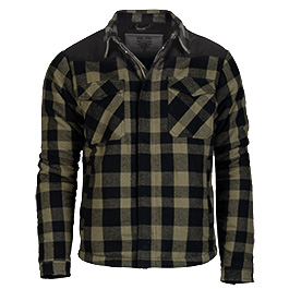 Mil-Tec Lumberjacket schwarz/oliv kariert