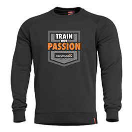 Pentagon Sweatshirt Hawk Train Your Passion schwarz