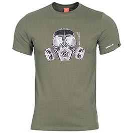 Pentagon T-Shirt Ageron Gas Mask Quick Dry oliv