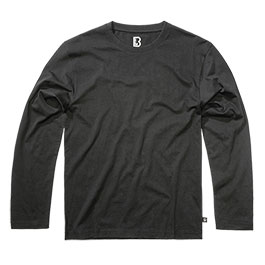 Brandit Premium Longsleeve Shirt schwarz