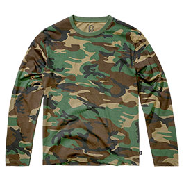 Brandit Premium Longsleeve Shirt woodland