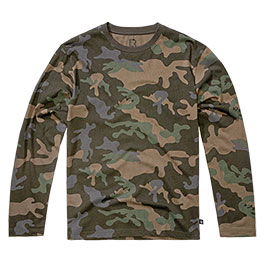 Brandit Premium Longsleeve Shirt darkcamo