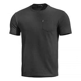 Pentagon T-Shirt Ageron mit Brusttasche Quick Dry schwarz