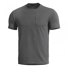 Pentagon T-Shirt Ageron mit Brusttasche Quick Dry wolf grau