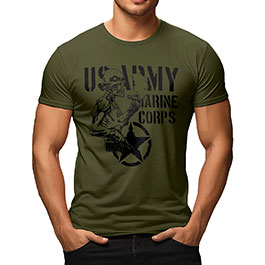 GASOLINE BANDIT T-SHIRT  US Army Corbs oliv