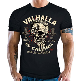 Original LOBO NEGRO T-Shirt - Valhalla ist calling , no Fight - no Glory