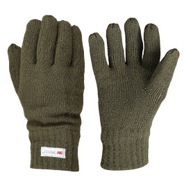 Brandit Strick-Handschuhe mit Fleecefutter  oliv