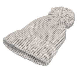 Kleinbild 2 Brandit Bommelmtze mit Fleecefutter hellgrau