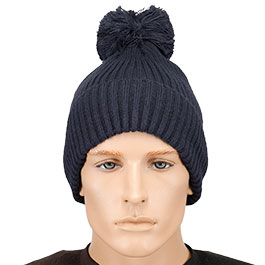 Thumbnail Brandit Bommelmtze mit Fleecefutter dunkelblau