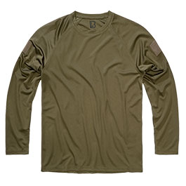 Produktbild zu Brandit Quickdry Shirt Longsleeve oliv ...