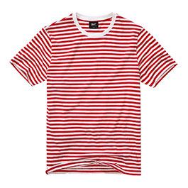 Produktbild zu Brandit Jersey-Shirt T-Shirt gestreift rot-wei� ...