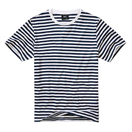 Produktbild zu Brandit Jersey-Shirt T-Shirt gestreift navy-wei� ...