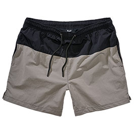 Produktbild zu Brandit Swimshorts Basic Badehose schwarz-grau ...