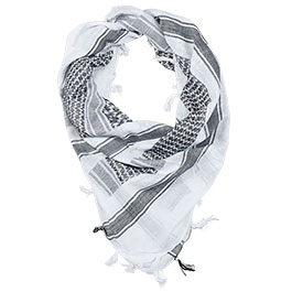 Kleinbild 1 101 INC PLO Schal Shemagh extrafein gewebt schwarz-wei�