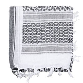 Kleinbild 2 101 INC PLO Schal Shemagh extrafein gewebt schwarz-wei�