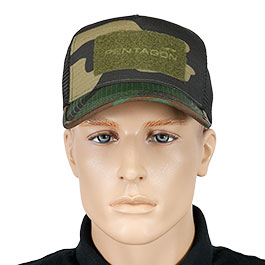 Produktbild zu Pentagon Baseball Cap Delta Tactical BB Mesh Camo mit Netzei ...
