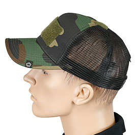 Kleinbild 2 Pentagon Baseball Cap Delta Tactical BB Mesh Camo mit Netzeinsatz verstellbar woodland