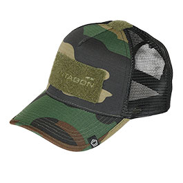 Kleinbild 6 Pentagon Baseball Cap Delta Tactical BB Mesh Camo mit Netzeinsatz verstellbar woodland