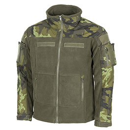 Produktbild zu MFH Fleecejacke Combat mit Ripstop-Besatz M 95 CZ tarn ...