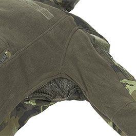 Kleinbild 2 MFH Fleecejacke Combat mit Ripstop-Besatz M 95 CZ tarn