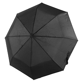 Automatik Regenschirm Stay Dry schwarz mit LED-Taschenlampe Bild 2