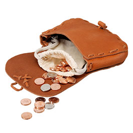 Kleinbild 3 Battle Merchant Mittelalter-Ledertasche