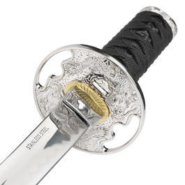 Haller Wakizashi Silberdrache Samurai Schwert Bild 3