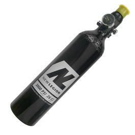 New Legion 0,4L / 26ci HPA Tank mit Regulator 3000 PSI / 850 PSI schwarz