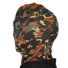 Kleinbild 3 Kopfhaube, Balaclava 3-Loch, flecktarn