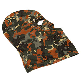 Kleinbild 4 Kopfhaube, Balaclava 3-Loch, flecktarn