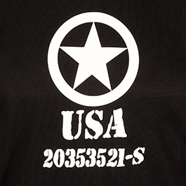 Kleinbild 4 Mil-Tec T-Shirt USA, schwarz