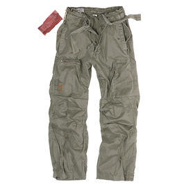 Infantry Cargo Trousers Surplus, oliv gewaschen