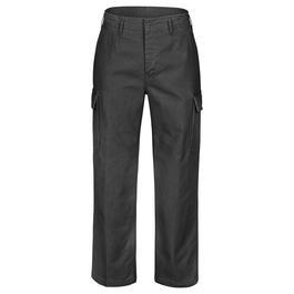 Moleskinhose stonewashed schwarz