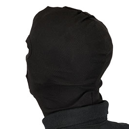 Kleinbild 3 Kopfhaube, Balaclava 3-Loch, schwarz