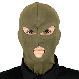 Kleinbild 1  Kopfhaube, Balaclava 3-Loch, oliv