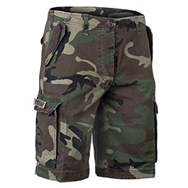 Paratrooper Shorts washed woodland