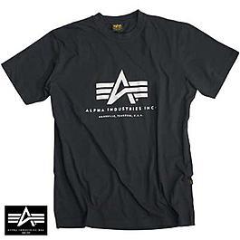 Alpha Basic T-Shirt, schwarz