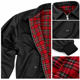 Kleinbild 4 Harrington Jacke, schwarz
