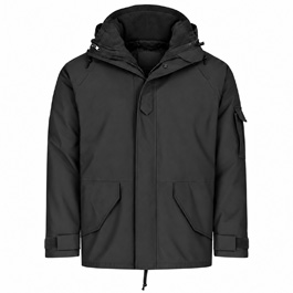 Produktbild zu Jacke N�sseschutz mit herausnehmbarer Fleecejacke schwarz ...