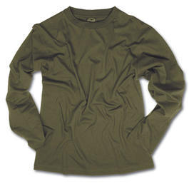 Mil-Tec Langarmshirt oliv