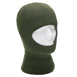 Kopfhaube Balaclava offen oliv