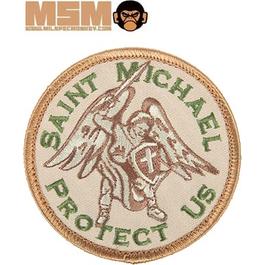 Mil-Spec Monkey Saint Michael Protect Us Patch Arid