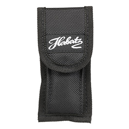 Messer-Etui, schwarzes Nylon, lngs und quer tragbar, 11cm